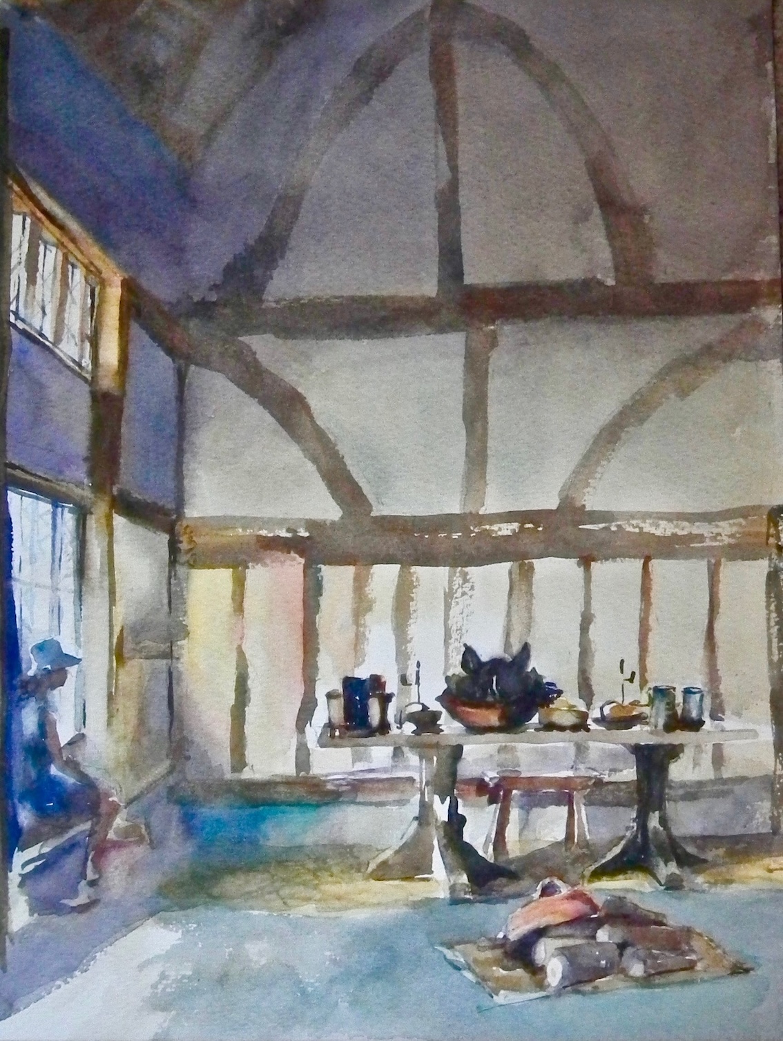 Clergy House interior painting